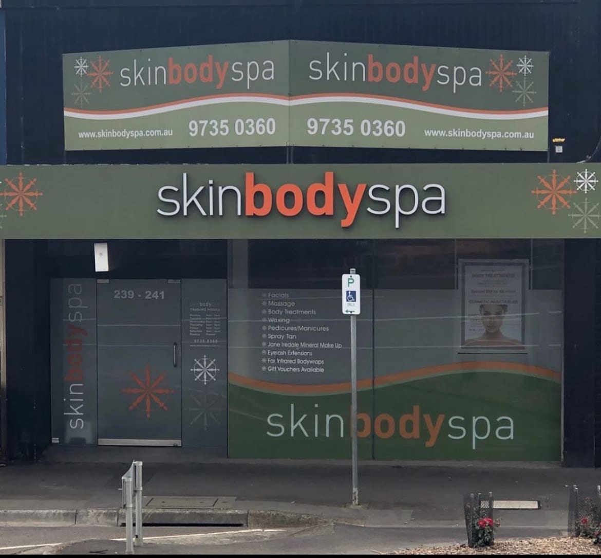 beauty spa shopfront