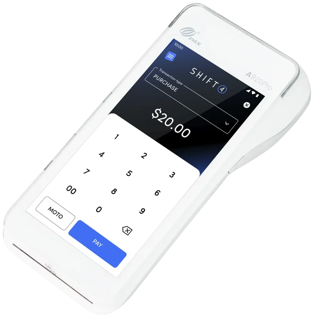 Smartpay Android Terminal tilted